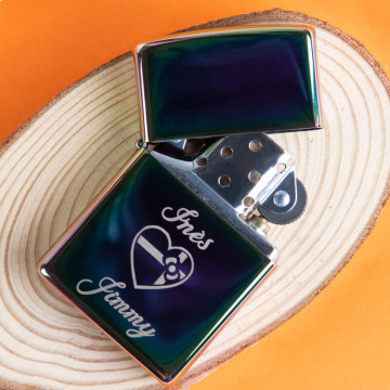 Accendino Zippo con effetto spettro personalizzabile