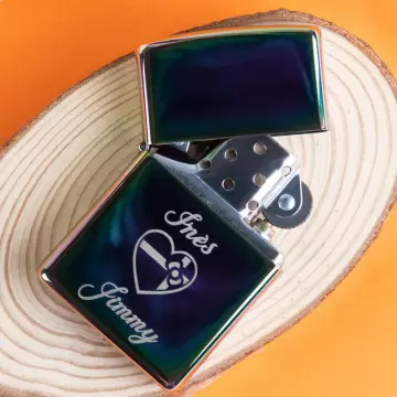 Accendino Zippo con effetto spettro personalizzabile