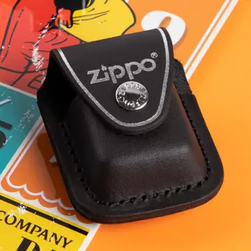 Borsa Zippo pelle più leggera nero o marrone