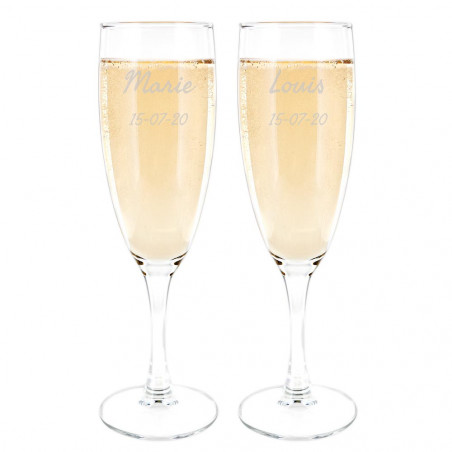 2 Fluti Champagne personalizzabili 2 Fluti Champagne personalizzabili