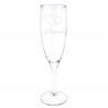 Flute incisione del testo champagne