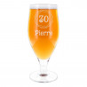 Personalizzato Beer Foot Glass con disegno di compleanno