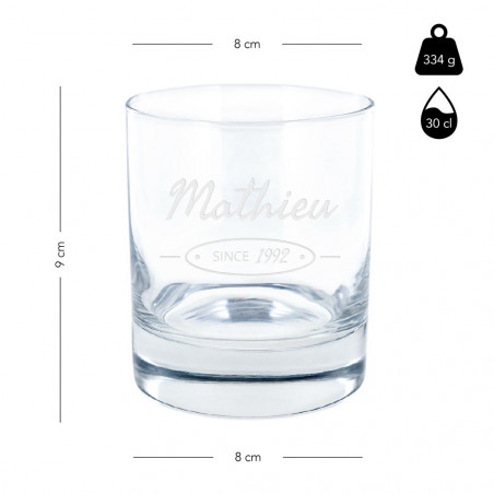 Dimensione di vetro Whisky Dimensione di vetro Whisky