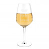 Vetro di vino bianco personalizzato