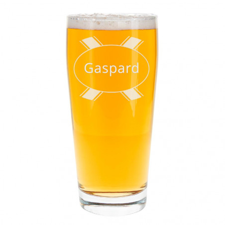 Vetro di birra tradizionale inciso