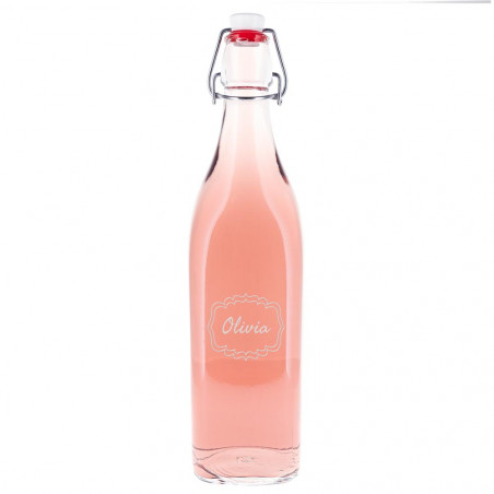 Bottiglia da tavolo in vetro personalizzabile Bottiglia da tavolo in vetro personalizzabile