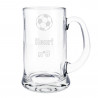 Tazza della birra con incisione del testo