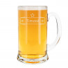 Tazza di birra personalizzata con design bistrot Tazza di birra personalizzata con design bistrot