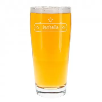 Bicchiere da birra Bistro personalizzato inciso 25 cl