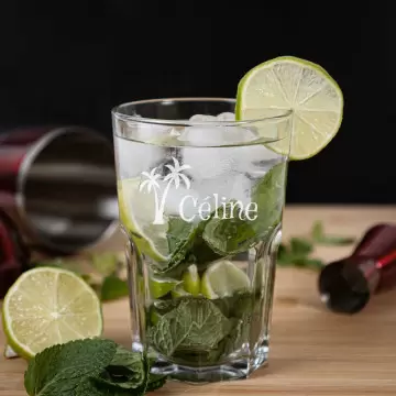 Bicchiere da Mojito personalizzabile |Incisione del testo