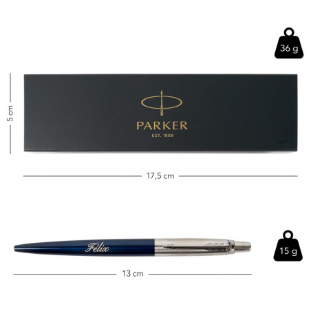 Dimensione Parker Jotter penna blu Dimensione Parker Jotter penna blu