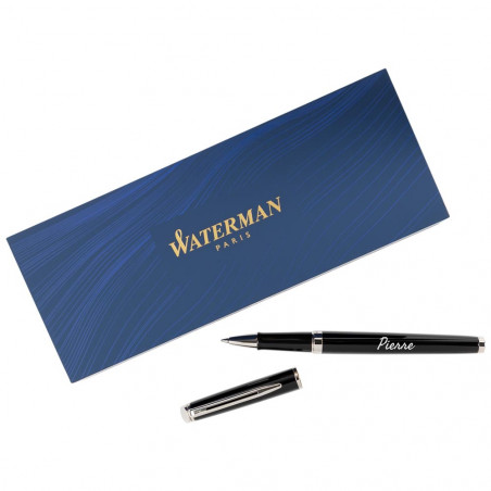 Waterman Hemisphere rullo nero Penna incisa Waterman Hemisphere rullo nero Penna incisa