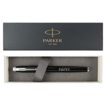 Plume Parker IM penna nera con scatola Plume Parker IM penna nera con scatola