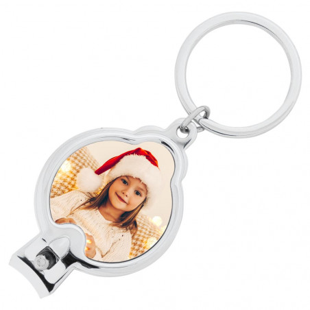 Coppia portachiavi per unghie con foto stampata Coppia portachiavi per unghie con foto stampata