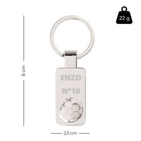Dimensioni portachiavi palla calcio Dimensioni portachiavi palla calcio