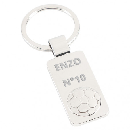 Portachiavi palla calcio nome inciso Portachiavi palla calcio nome inciso