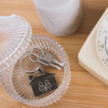 Portachiavi familiare da personalizzare |Incisione del testo o del nome