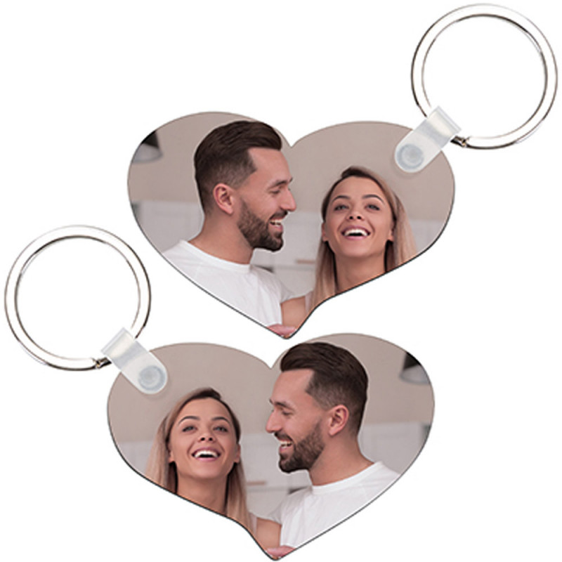 Lotto 2 foto chiave anello cuore