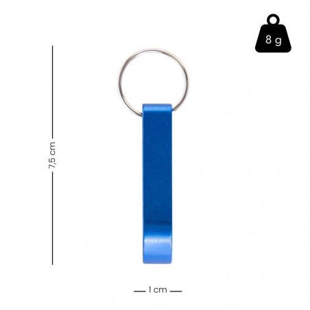 Dimensione del portachiavi mini decapsulatore colorato Dimensione del portachiavi mini decapsulatore colorato