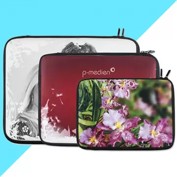 Custodia per laptop con foto personalizzata | In neoprene