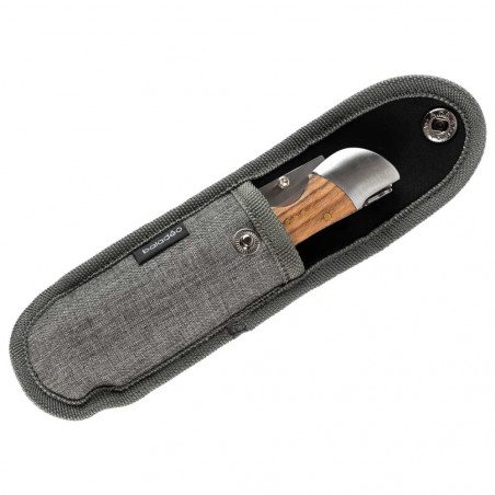 Coltello da tasca naturale con custodia Coltello da tasca naturale con custodia