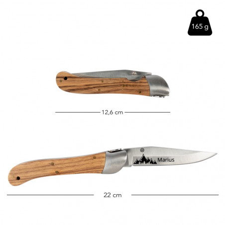 Dimensione del coltello tasca natura design natura Dimensione del coltello tasca natura design natura