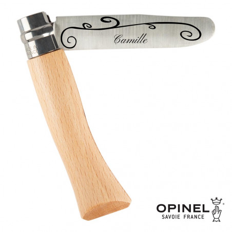 Coltello da tatuaggio personalizzato Opinel bambino Coltello da tatuaggio personalizzato Opinel bambino