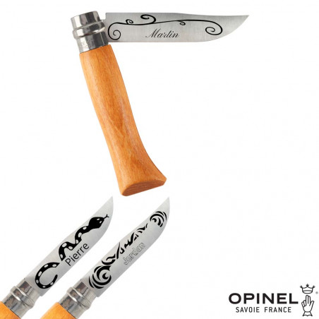 Tatuaggio Opinel Scatola di maglia Tatuaggio Opinel Scatola di maglia