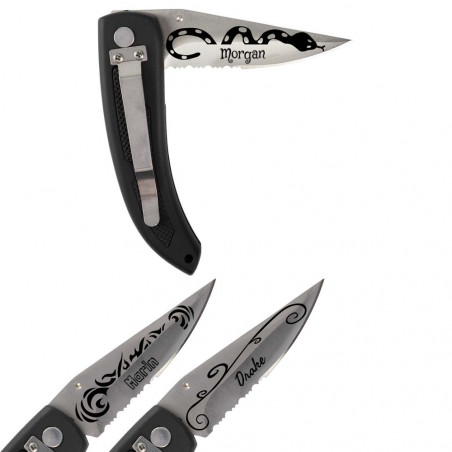 Personalizzabile tatuaggio cintura clip coltello Personalizzabile tatuaggio cintura clip coltello