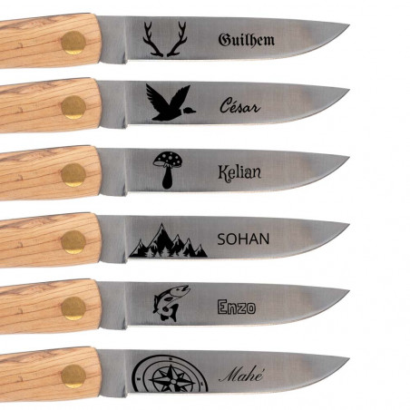 Lama coltello in legno per personalizzare Lama coltello in legno per personalizzare