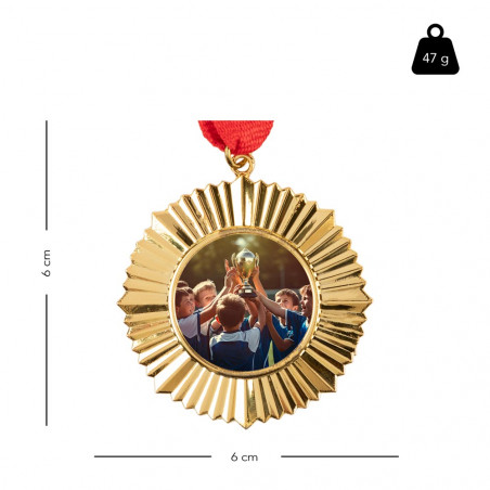 Dimensioni della medaglia rotonda originale Dimensioni della medaglia rotonda originale