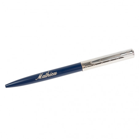 Waterman penna a sfera blu Allure personalizzato deluxe con incisione Waterman penna a sfera blu Allure personalizzato deluxe con incisione