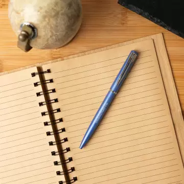 Penna a sfera Waterman Graduate personalizzata con testo |Colore blu