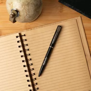 Penna a sfera Waterman Graduate nera da personalizzare |Incisione del testo