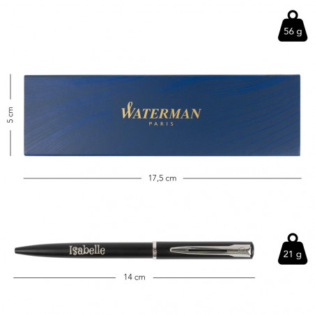 Waterman Graduate Black Ballpoint Dimensione della penna Waterman Graduate Black Ballpoint Dimensione della penna