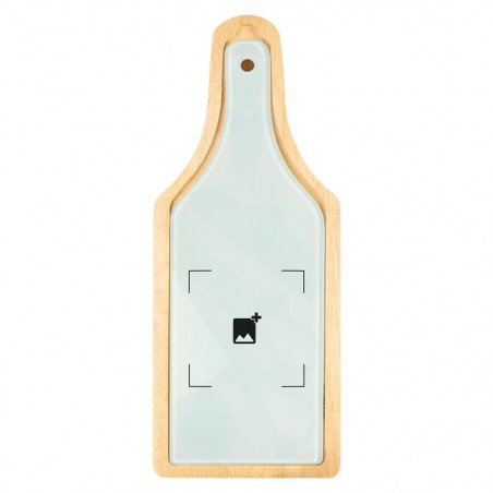 Insieme di vino e formaggio con stampa fotografica tra cui scegliere