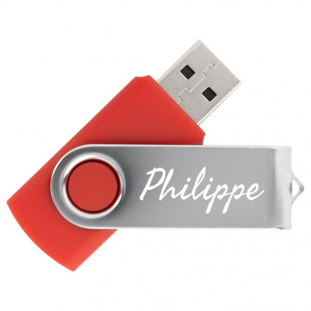 Personalizzabile Red Twister USB Flash Drive Personalizzabile Red Twister USB Flash Drive