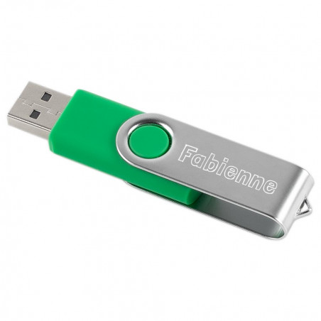 Chiave USB twister verde personalizzata Chiave USB twister verde personalizzata