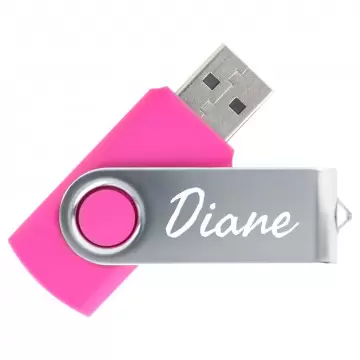Personalizzato chiavetta USB rosa inciso