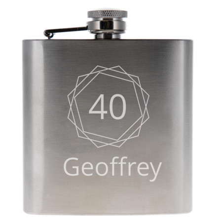 Flaask in acciaio inossidabile anniversario personalizzabile Flaask in acciaio inossidabile anniversario personalizzabile