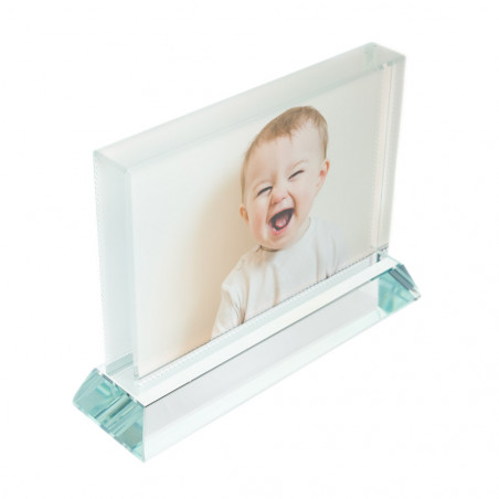 Telaio in vetro rettangolo con foto stampata Telaio in vetro rettangolo con foto stampata