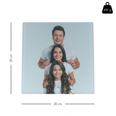 Dimensioni della cornice quadrata in vetro Dimensioni della cornice quadrata in vetro