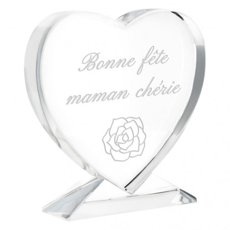 Cuore di vetro personalizzato Cuore di vetro personalizzato