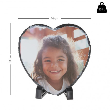 Dimensione del cuore ardesia Dimensione del cuore ardesia