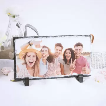 Cornice in ardesia con foto panoramica da personalizzare