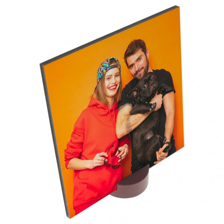 Telaio quadrato con supporto fotografico personalizzato Telaio quadrato con supporto fotografico personalizzato