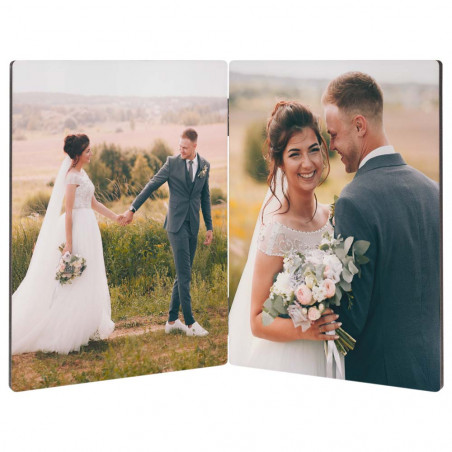 Pannello telaio 2 foto personalizzabili Pannello telaio 2 foto personalizzabili