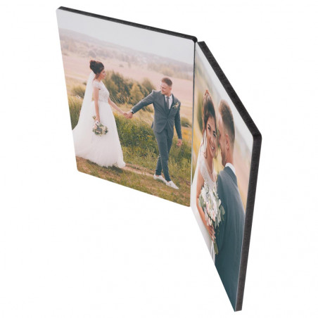 Pannello telaio 2 foto personalizzate Pannello telaio 2 foto personalizzate