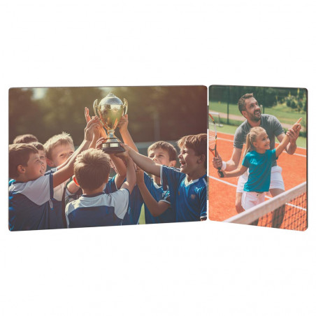 Doppio telaio asimmetrico per personalizzare Doppio telaio asimmetrico per personalizzare