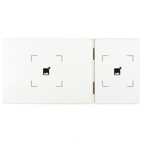 Doppio telaio asimmetrico con stampa 2 foto Doppio telaio asimmetrico con stampa 2 foto